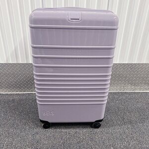 BÉIS Large Carry On Roller Luggage-Glossy Lavender Purple NEW Beis